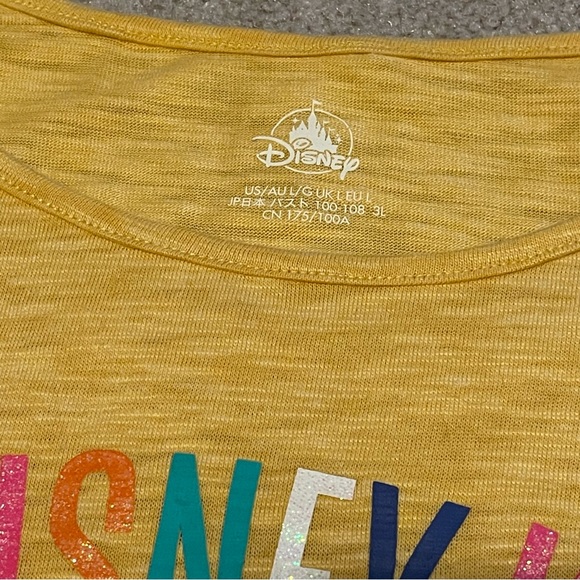 🔥 3/$20 DisneyParks! sparkle! DisneyWorld is my Happy Place t-shirt - sz Lg - Picture 7 of 12